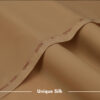 Silver Gold US-2 The Best LATHA Cotton Fabric in Pakistan - Camel