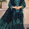 Marine Embroedered Pure Velvet Jan e Tamanna - Zink